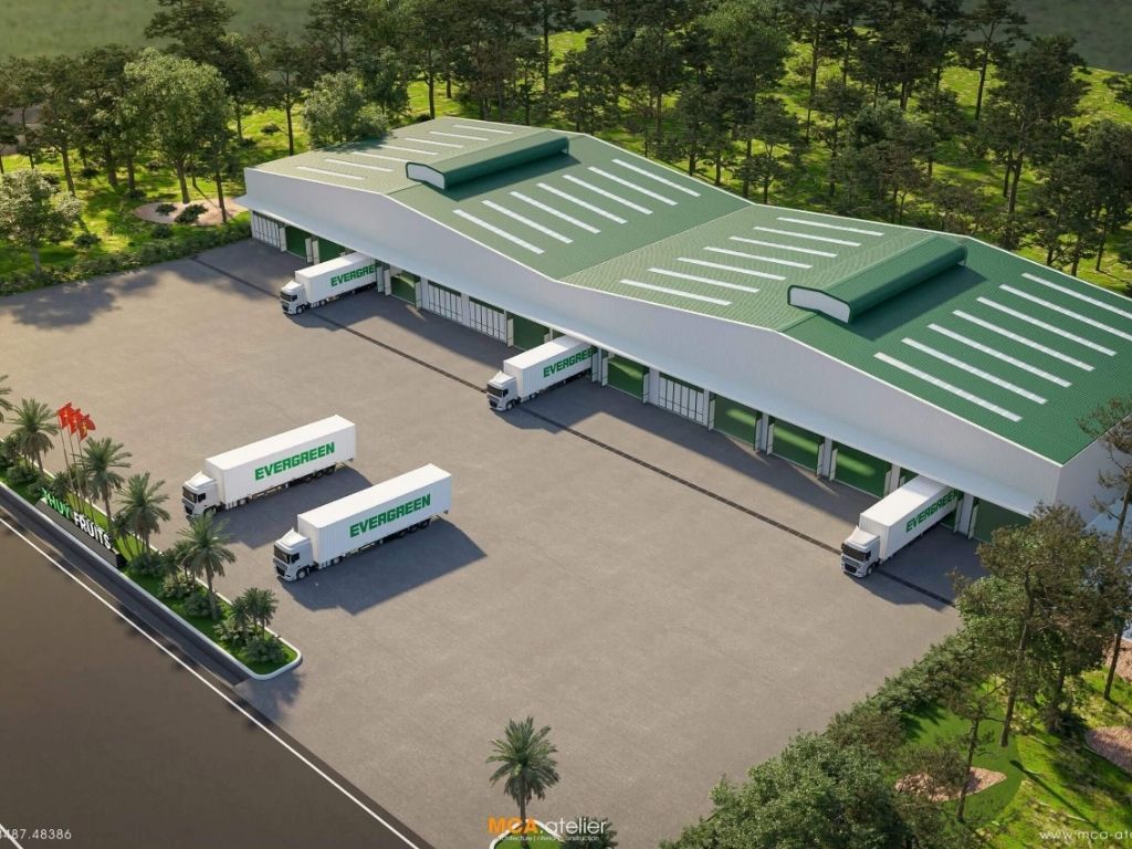 Thiết kế kiến trúc - nội thất Nhà xưởng