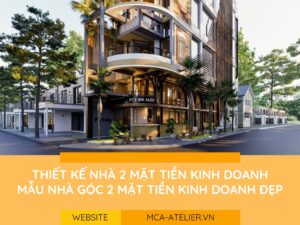 Thiết kế nhà 2 mặt tiền kinh doanh tại Buôn Ma Thuột Đắk Lắk