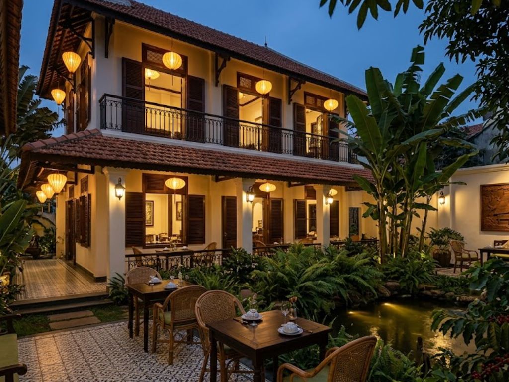 Thiết kế nhà hàng phong cách Indochine