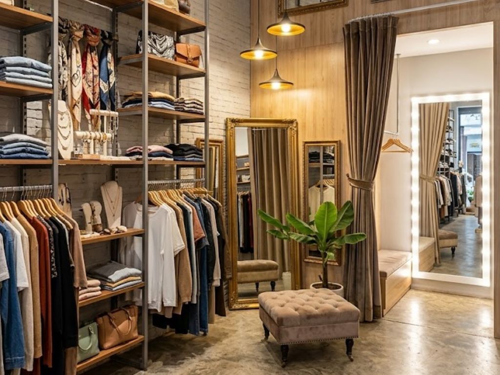 Thiết kế shop thời trang phụ kiện