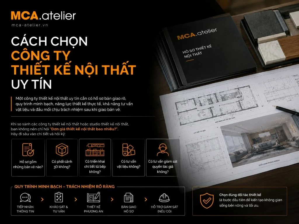 Cách chọn công ty thiết kế nội thất uy tín