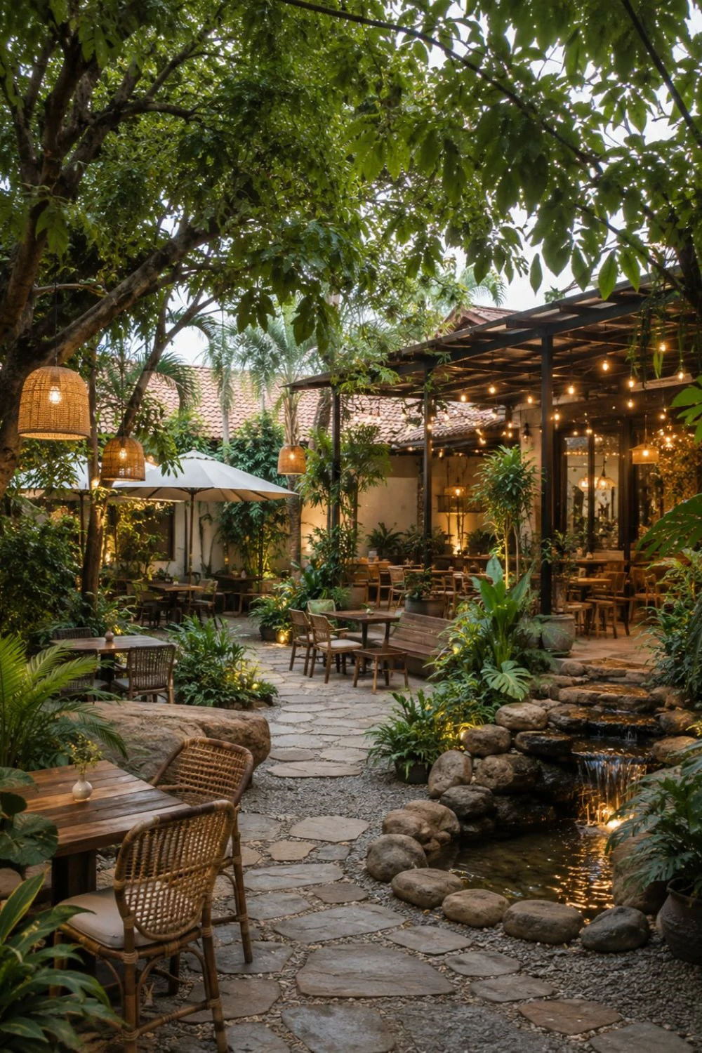 Quán cafe sân vườn