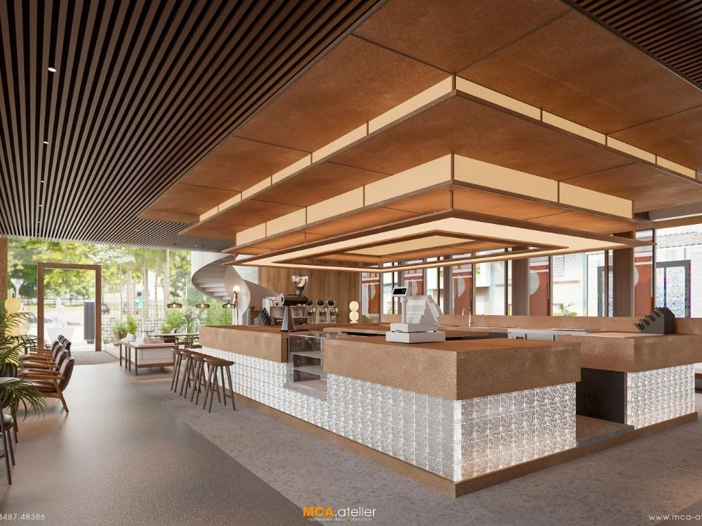 Thiết kế nội thất quán cafe đẹp tại Buôn Ma Thuột