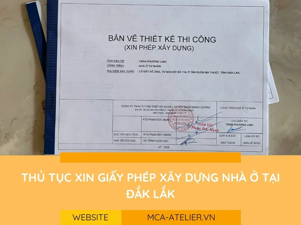 Thủ Tục Xin Giấy Phép Xây Dựng Nhà Ở Tại Đắk Lắk