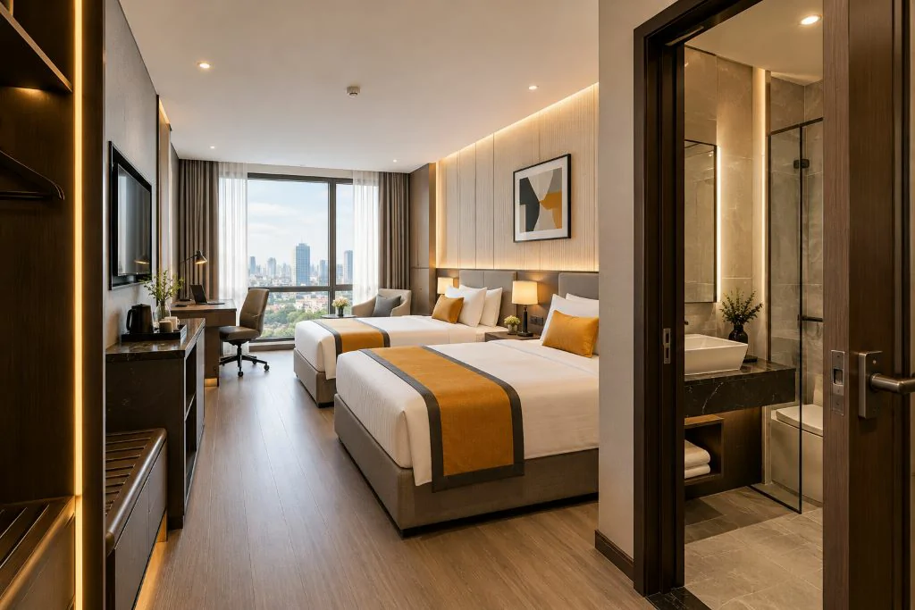 Phòng đôi khách sạn 3 sao